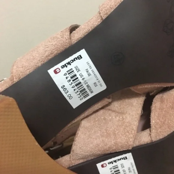 🆕 “Paige” Mi.iM Wooden Block Faux Suede Sandals! NWT! 💥 - Picture 8 of 9